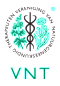 Logo van VNT, de Vereniging van Natuurgeneeskundig Therapeuten op de website van MAssagetherapie Wilko Jongman